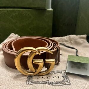 Gucci GG Marmont Women’s Wide Belt 120